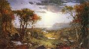 Jasper Cropsey Herbst am Hudson River Spain oil painting artist